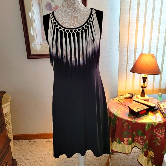 Sami & Jo Dresses & Skirts - Sami & Jo sleeveless dress with decorative tassle trim.